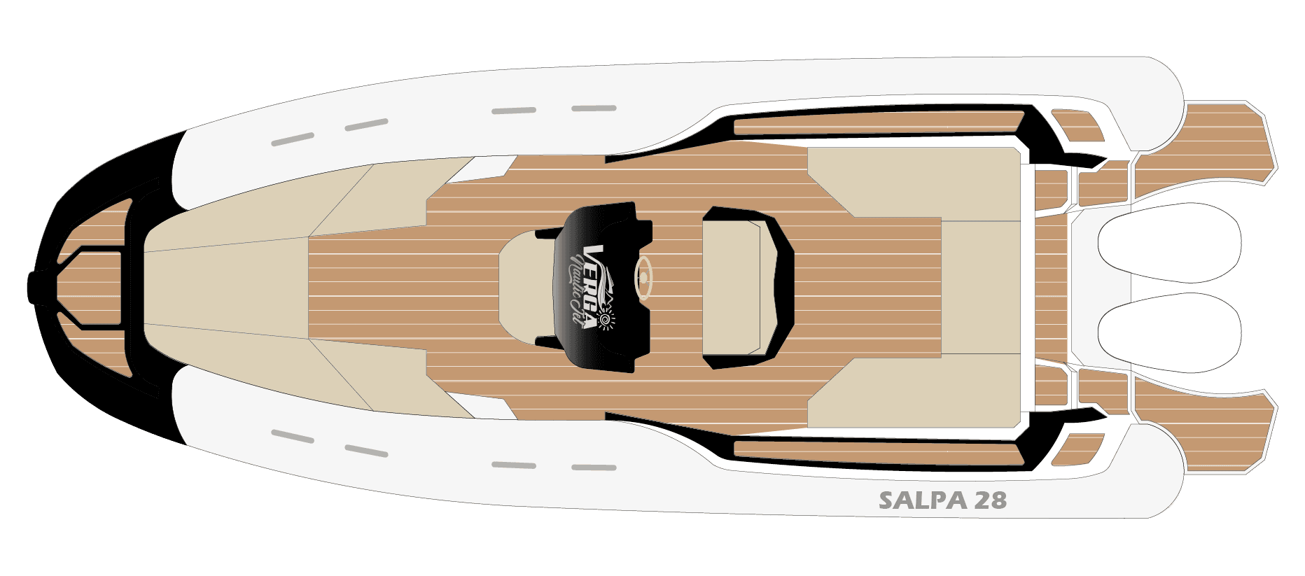 Imbarcazione Salpa 28 Bianco